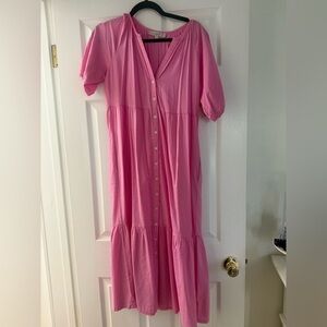 LOFT Vibrant Pink Dress
